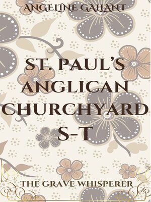 cover image of St. Paul's Anglican Churchyard S-T